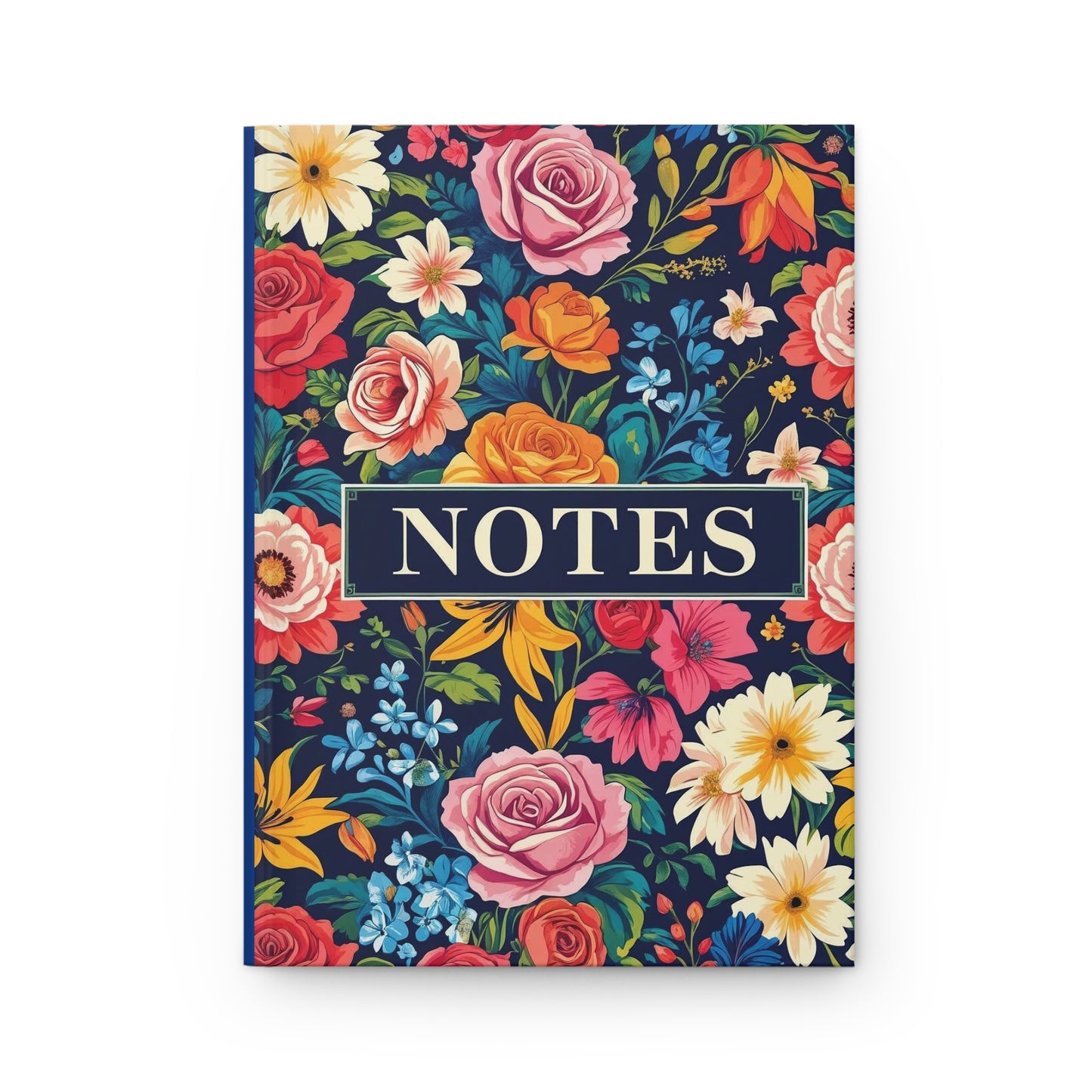 Floral Hardcover Journal - Beautiful Floral Design, Note-taking, Journaling, Gift for Writers, Creative Inspiration, Elegant Stationery
