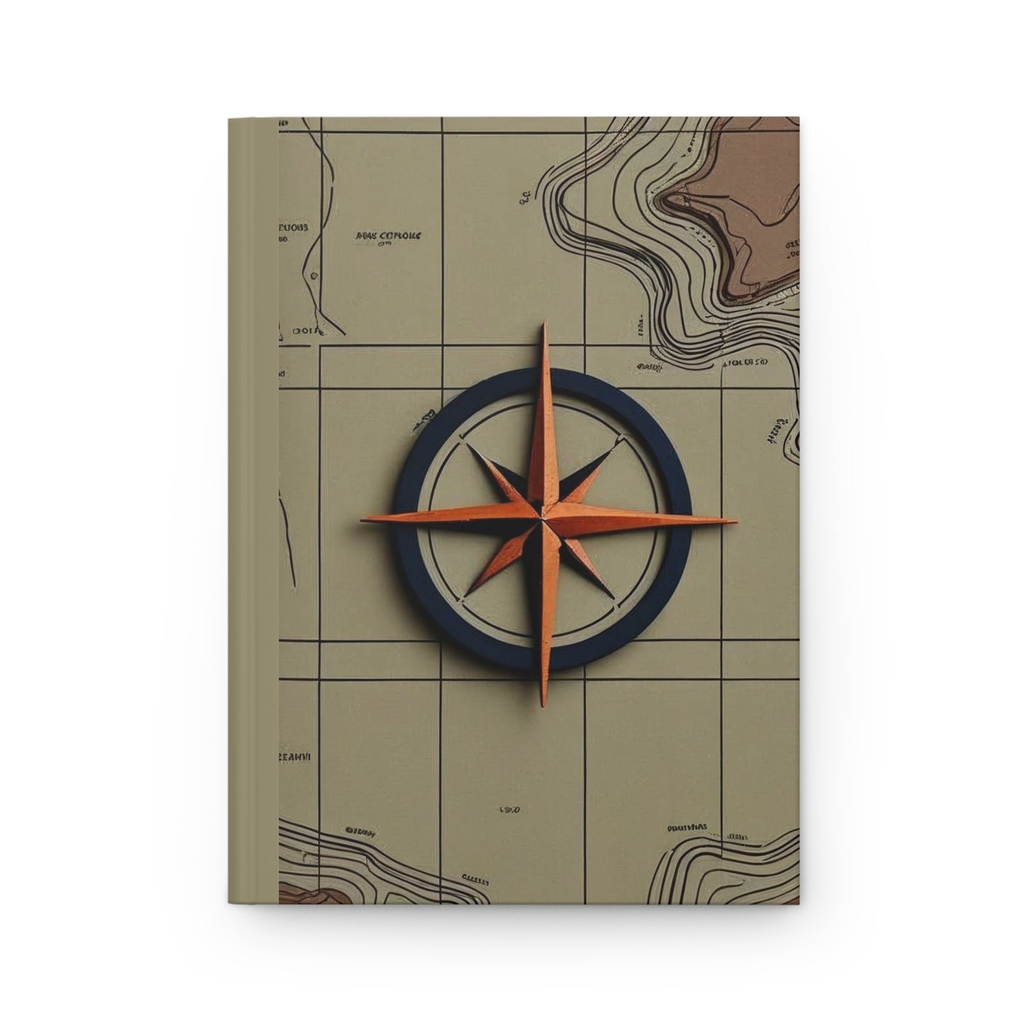 Adventure Compass Journal - Travel Log, Outdoor Planner, Gift for Travelers, Writing Diary, Hiking Notebook, Unique Journaling