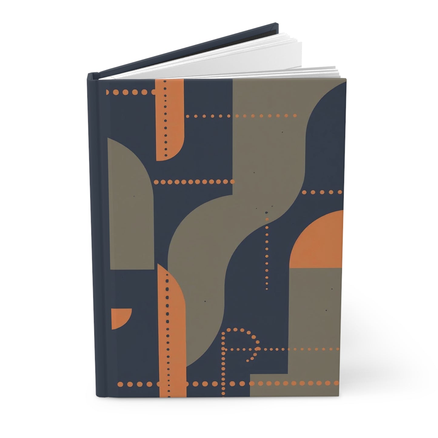 Trendy Hardcover Journal - Stylish Notebook for Writers, Students, Gifts, Note-Taking, Journaling, Home Office Decor