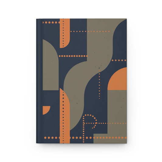 Trendy Hardcover Journal - Stylish Notebook for Writers, Students, Gifts, Note-Taking, Journaling, Home Office Decor