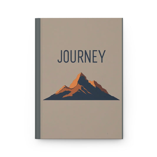 Mountain Journey Hardcover Journal - Travel Diary, Adventure Notebook, Gratitude Journal, Sketchbook, Gift for Dreamers
