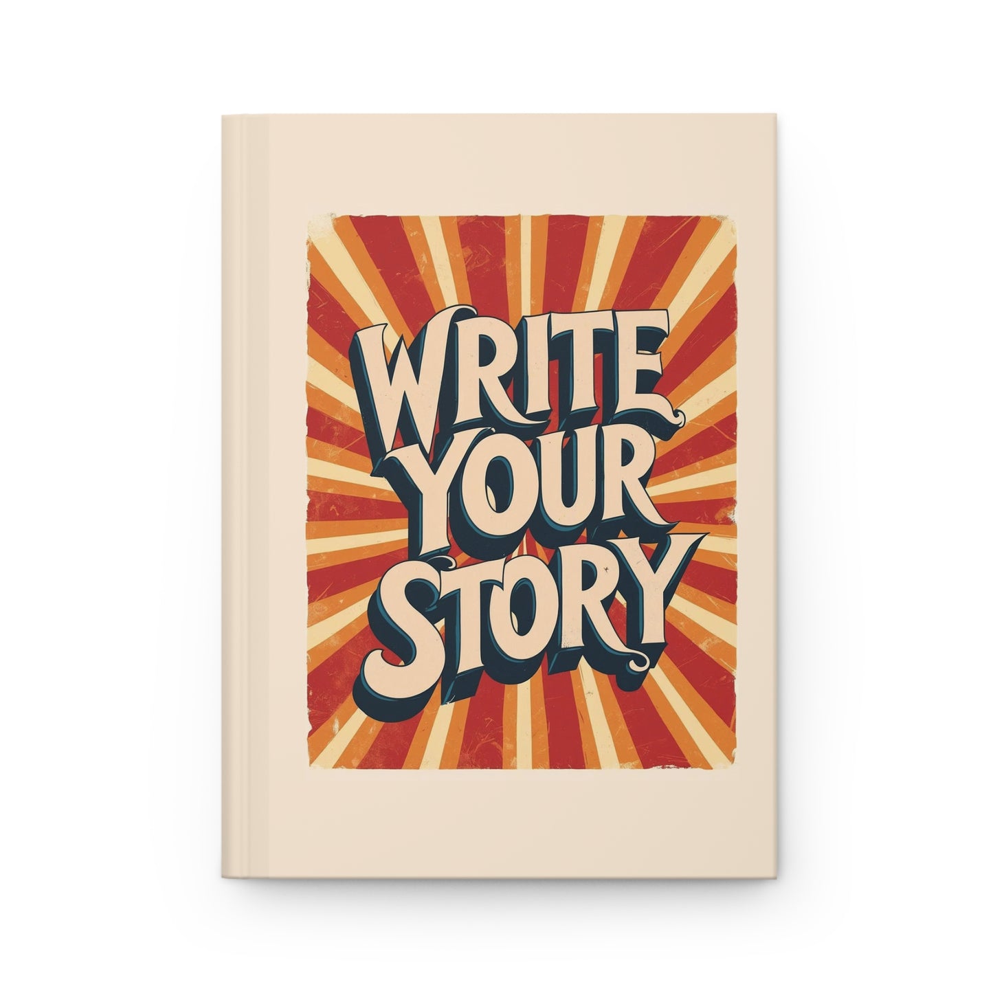 Vintage Inspired Hardcover Journal - Write Your Story, Gifts for Writers, Journaling, Travel Diary, Inspirational Notebook