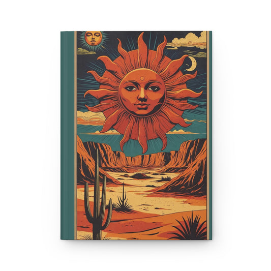 Sunset Desert Hardcover Journal, Bohemian Journal, Art Journal, Sketchbook, Travel Notebook, Inspirational Writing Journal
