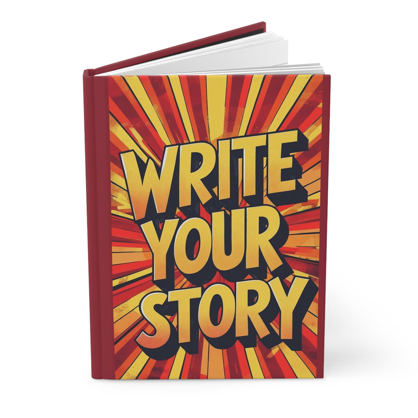Write Your Story Hardcover Journal, Inspirational Journal for Writers, Gift for Students, Creative Writing Notebook, Motivational [...]